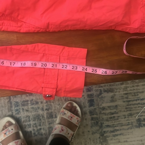 COLE HAAN W's Crinkled cotton/nylon rain coat /Size: M Red - Picture 6 of 9